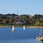 Möhnesee, Blick vom Südufer nach Körbecke