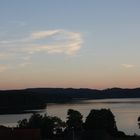 Möhnesee in Abendstimmung, ein warmer Tag geht ruhig zu Ende