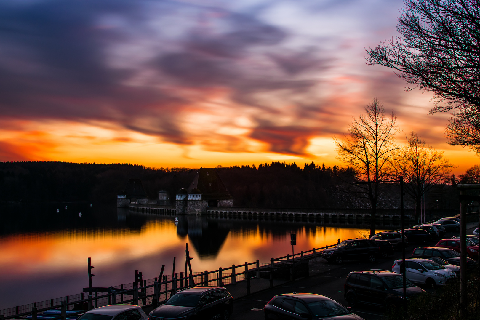 Möhnesee Sonnenuntergang