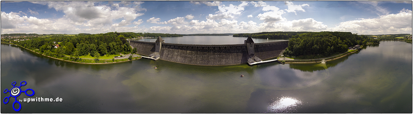 Möhnesee Staumauer 360° Panorama