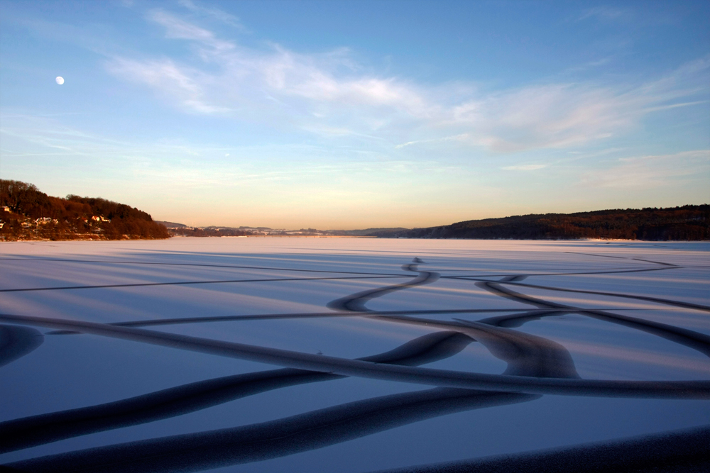 Möhnestausee im Januar 2009