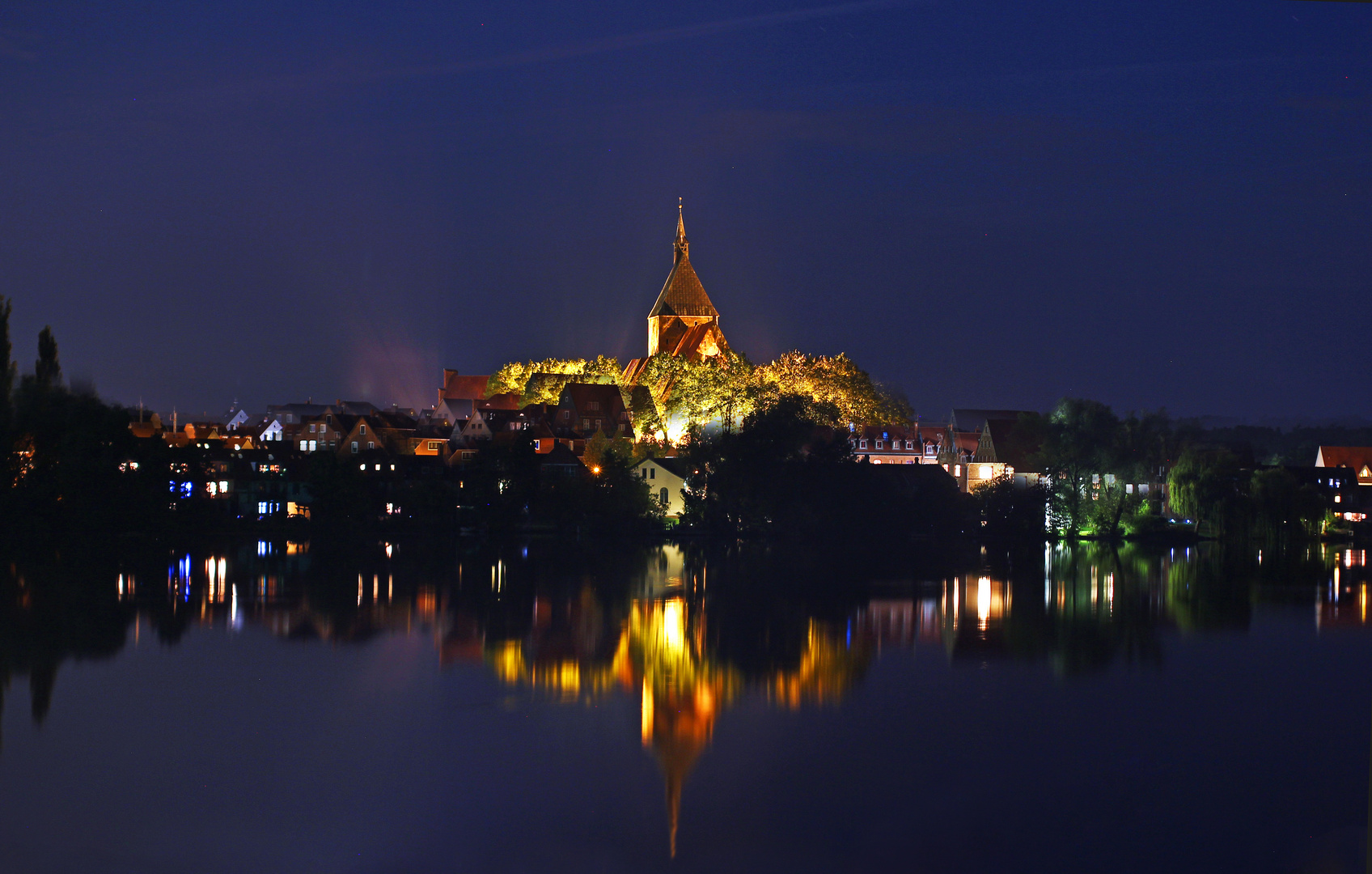 Mölln bei Nacht