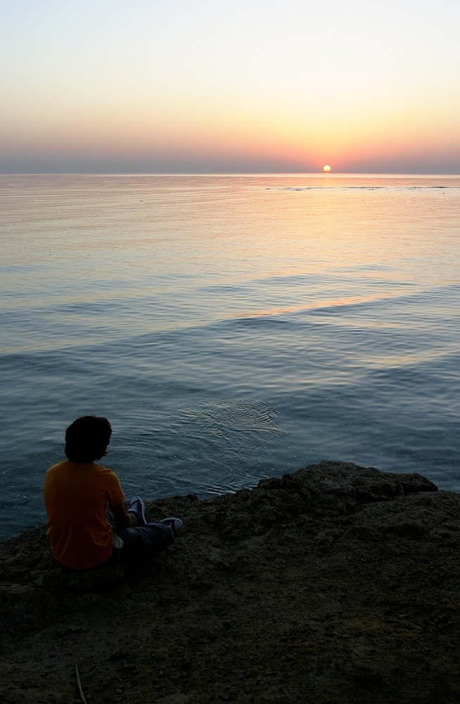 Mönch am Meer