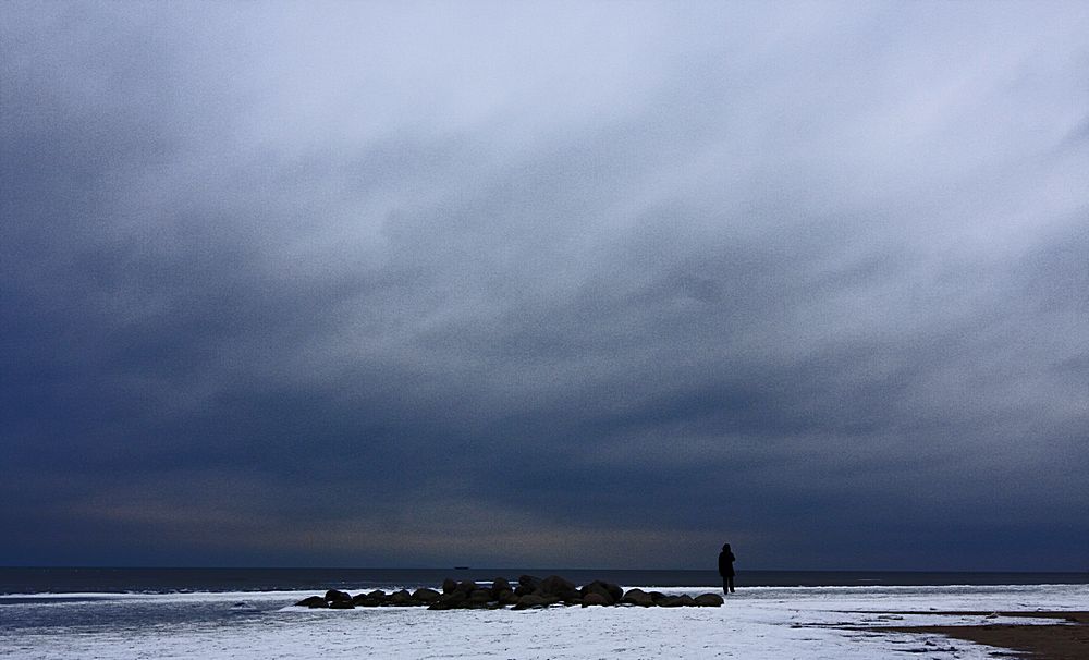 Mönch am Meer