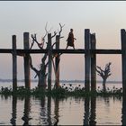 Mönch auf der U-Bein-bridge