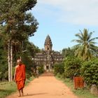 Mönch bei Bakong, Siem Reap, Kambodscha