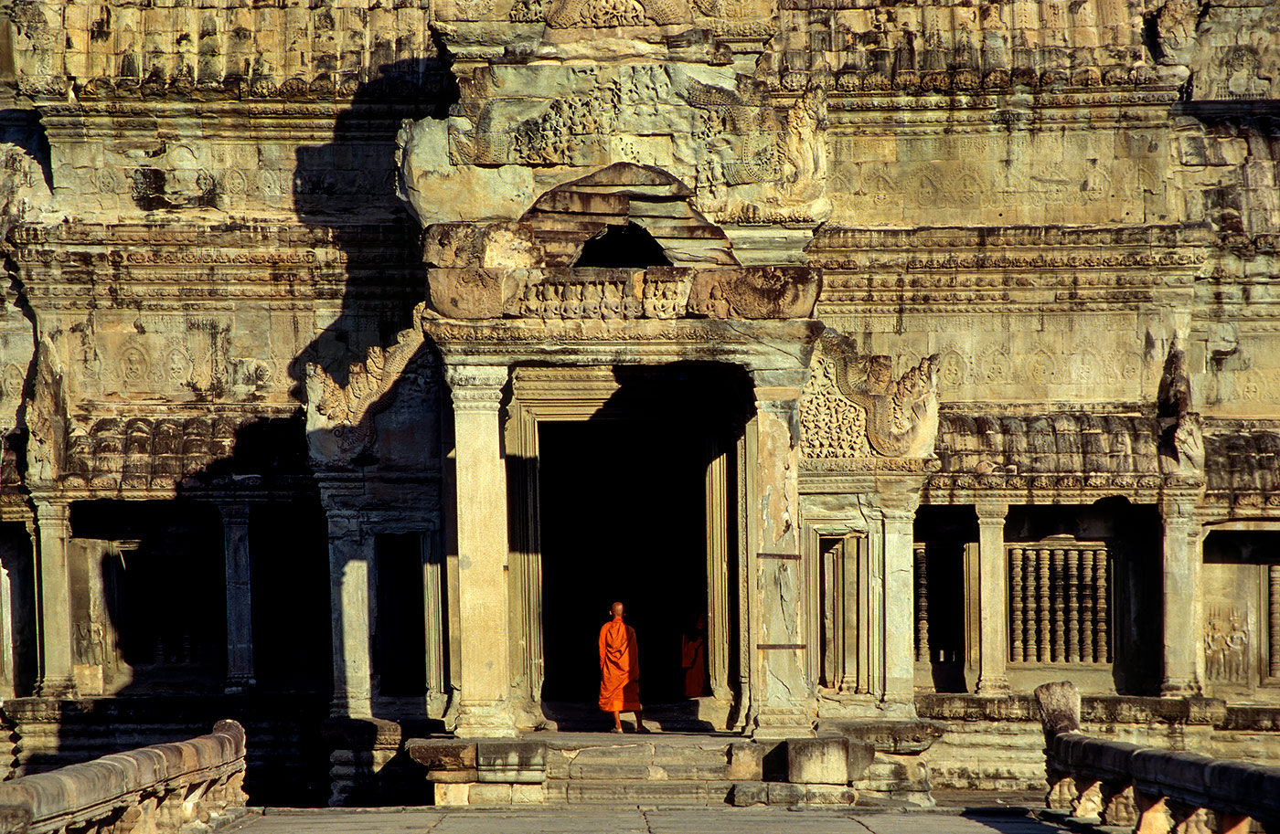 Mönch in Angkor