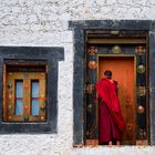 Mönch in Bhutan