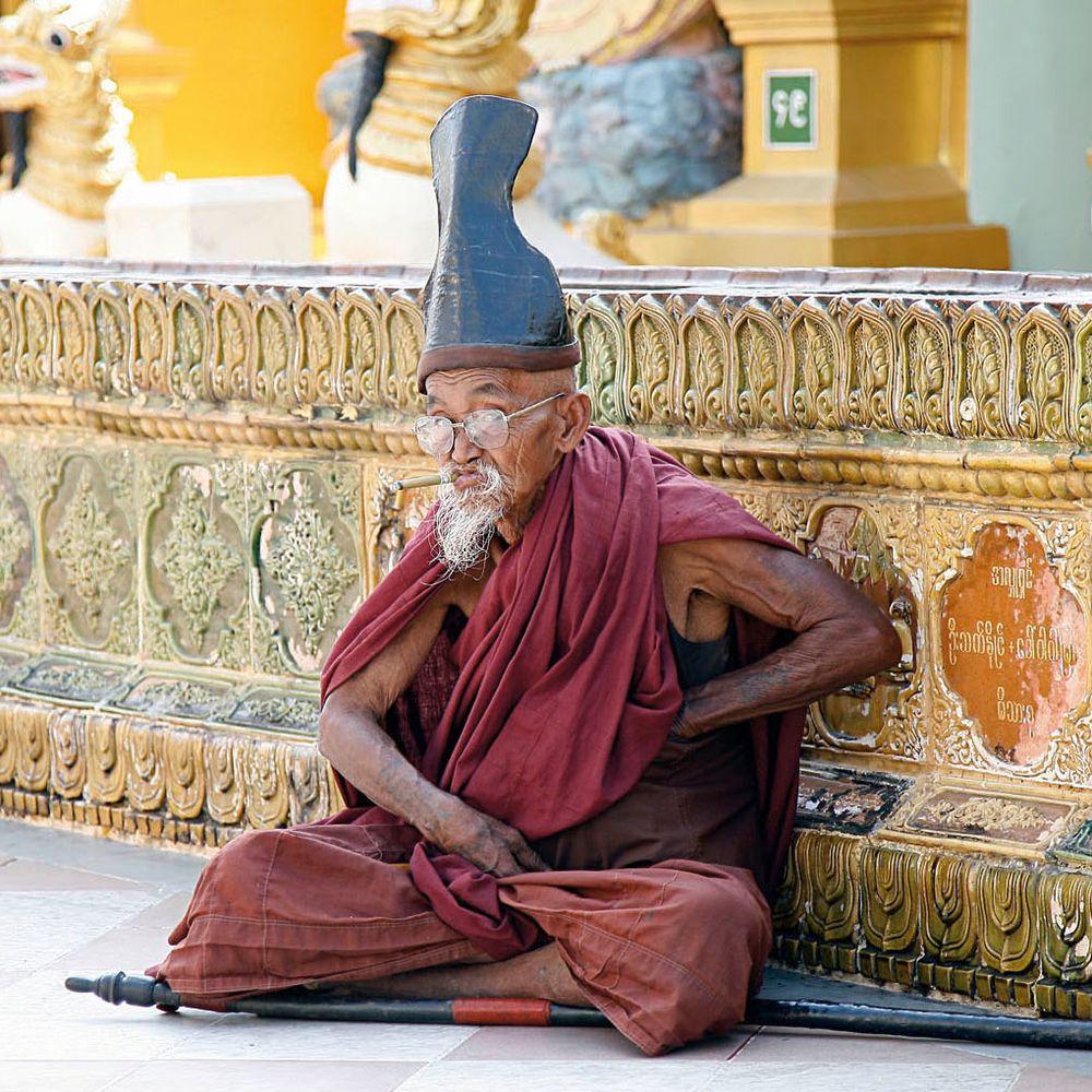 Mönch in Burma