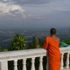 Mönch in Chiang Mai (Bergtempel)