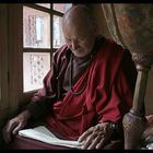 Mönch in der Hemis Gompa, Ladakh, Indien