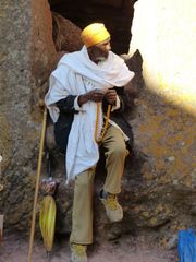 Mönch in LaLibela