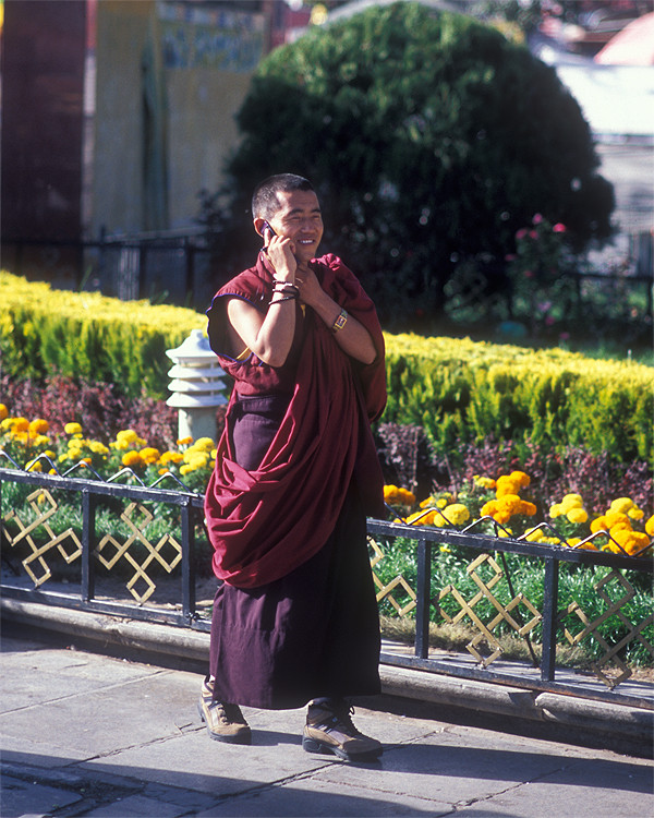 Mönch in Lhasa