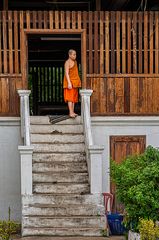 Mönch in Luang Prabang
