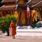 Mönch in Luang Prabang...