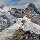 Mönch mit Eigensüdwand (Mittellegigrat) und Fieschergletscher