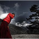 Mönch vor Everest