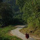 Mönche auf dem Heimeg  (Burma)