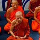 Mönche aus Wachs - Thailand