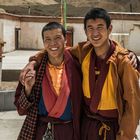 Mönche des Bön-Klosters Guru Gyjam, Tibet