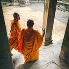 Mönche in Angkor Wat