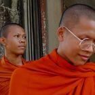 Mönche in Ankor Wat Siem Reap Kambodscha