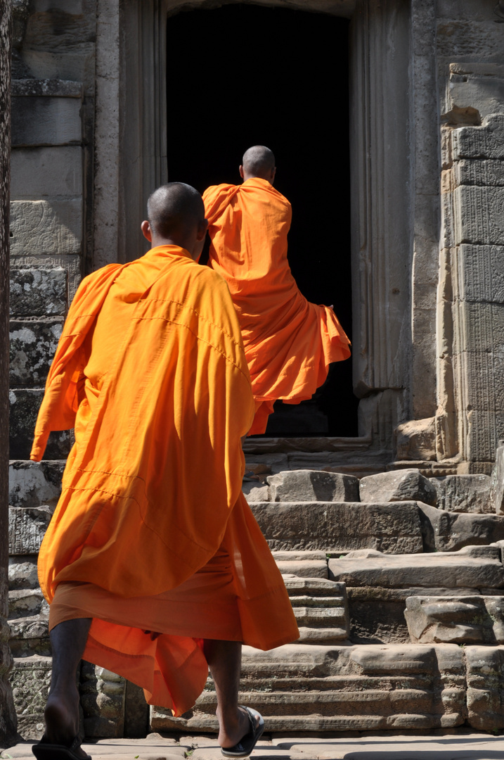 Mönche in Cambodia (Kambodscha)