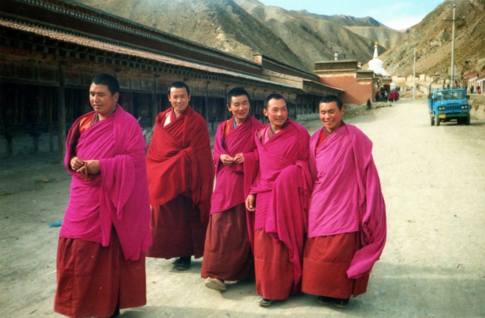 Mönche in Labrang