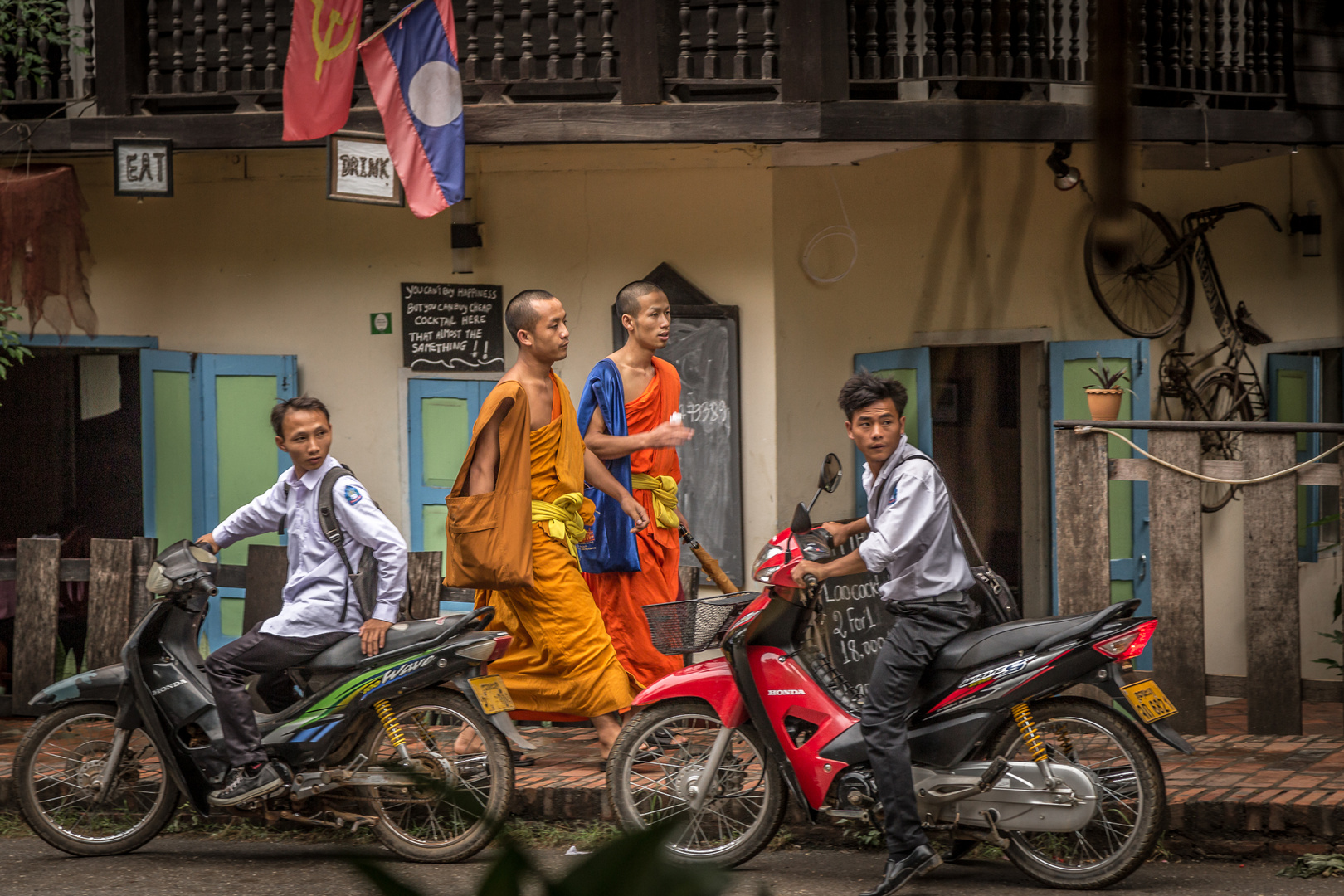 Mönche in Luang Prabang