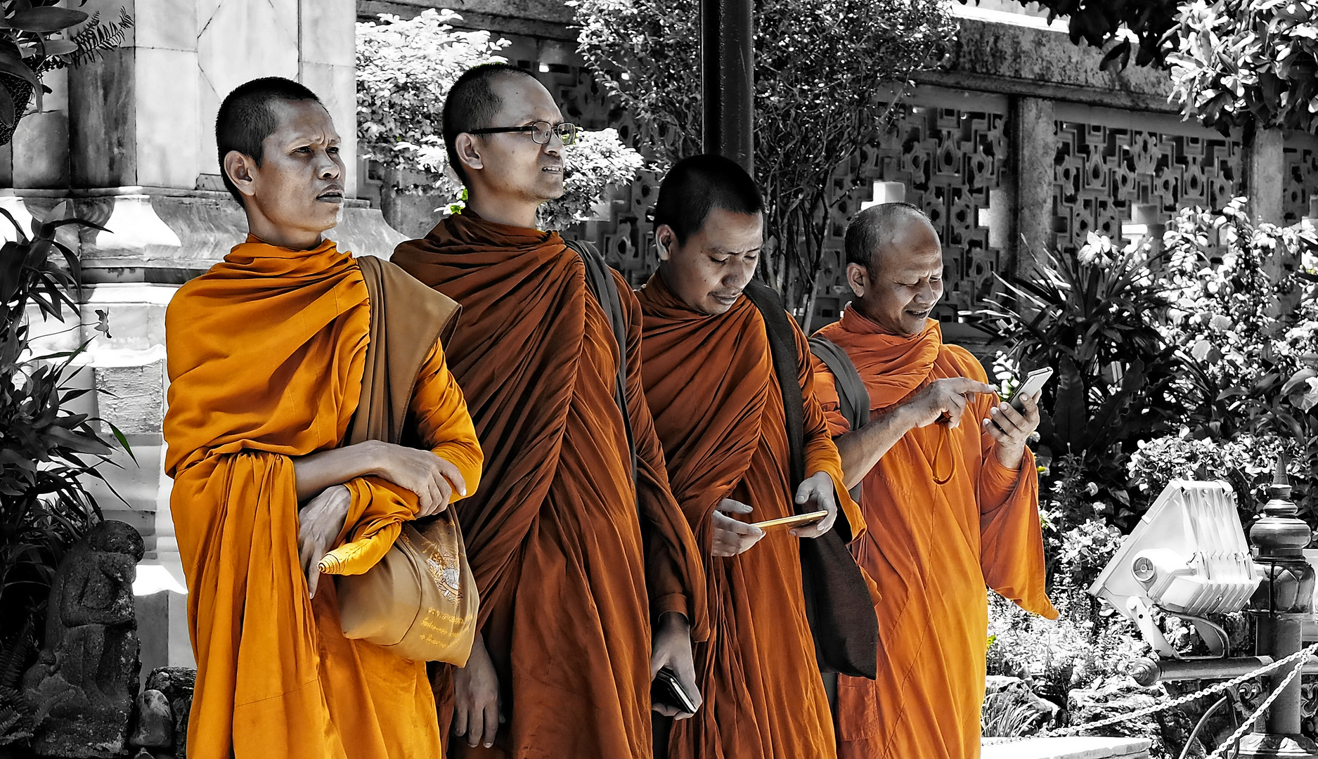 Mönche in Thailand