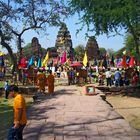 Mönchs Feierlichkeit in Phimai