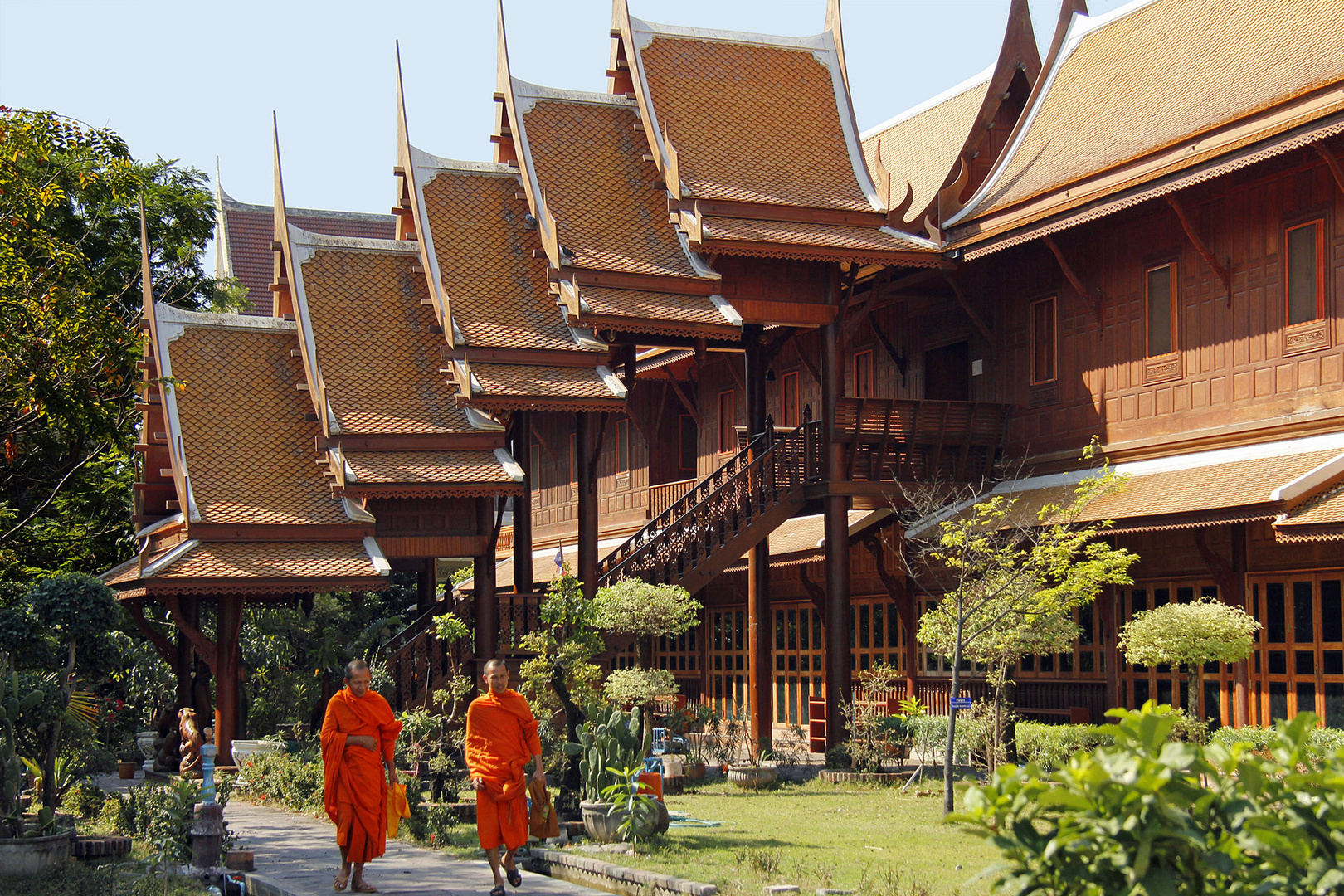 Mönchsbehausung im Wat King Kaew