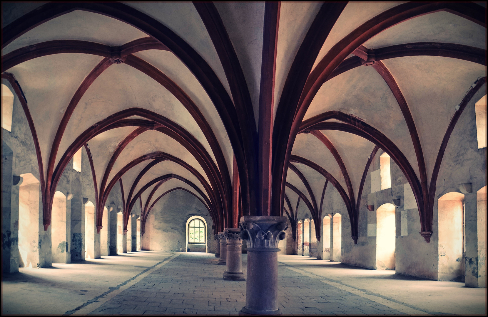 Mönchsdormitorium in Kloster Eberbach