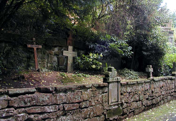 Mönchsfriedhof in St.Gangolf (b.Mettlach)