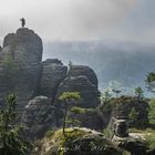 Mönchstein im Nebel