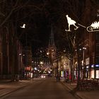 Mönckebergstrasse in der Corona-Weihnachtszeit