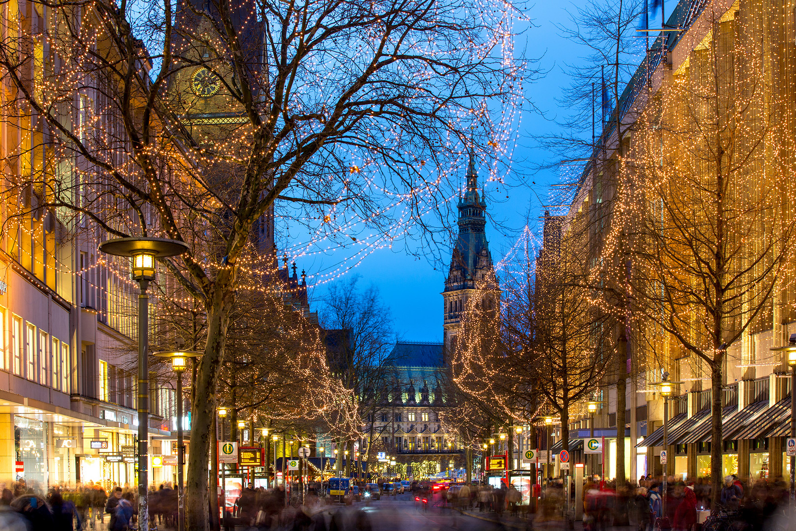 Mönckebergstrasse weihnachtlich