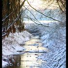 Moersbach mit Schnee