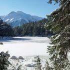 Möserer See im Winter