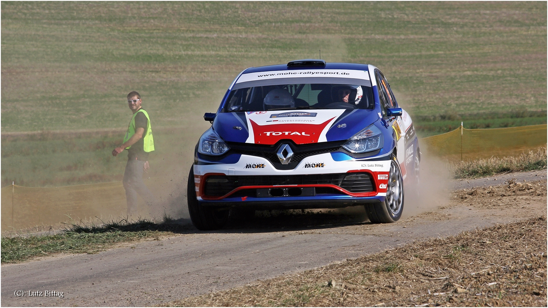 Mohe bei einer WRC-Rallye