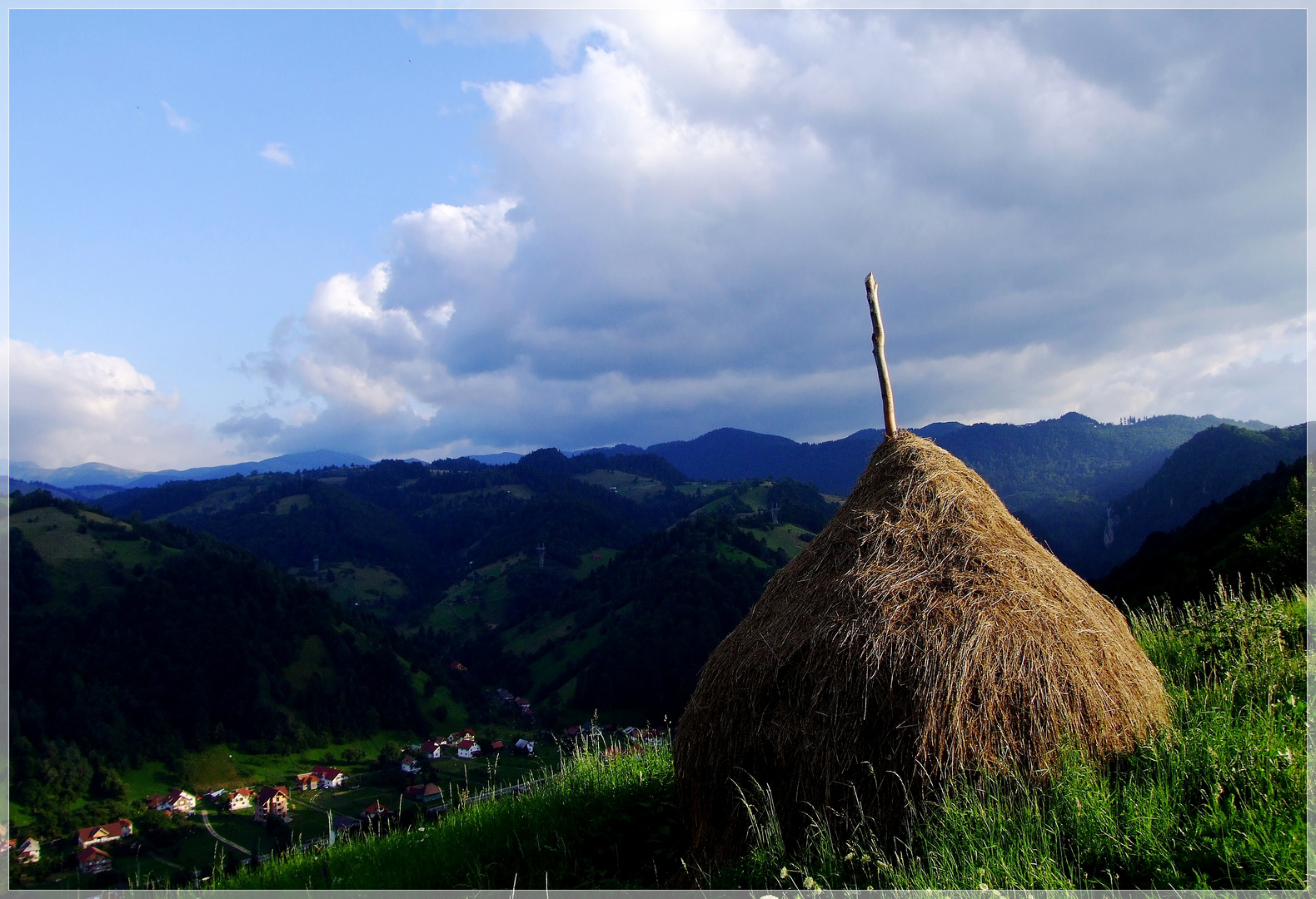 Moieciu Romania Landscape