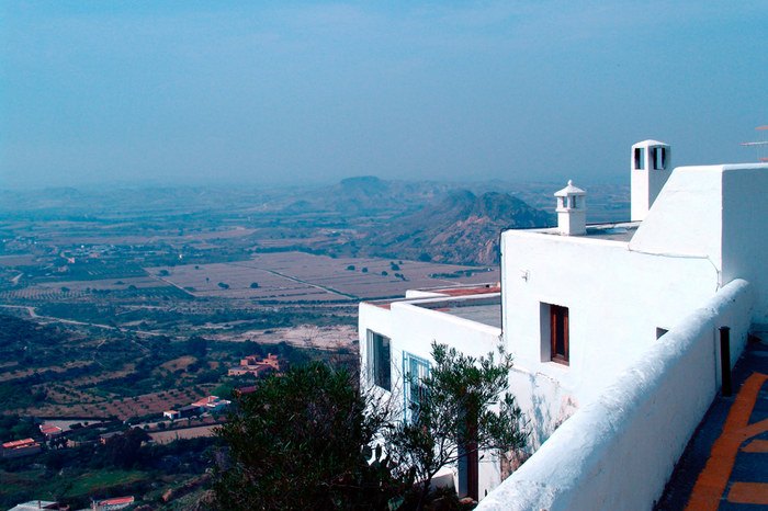 Mojacar mit Blick nach unten