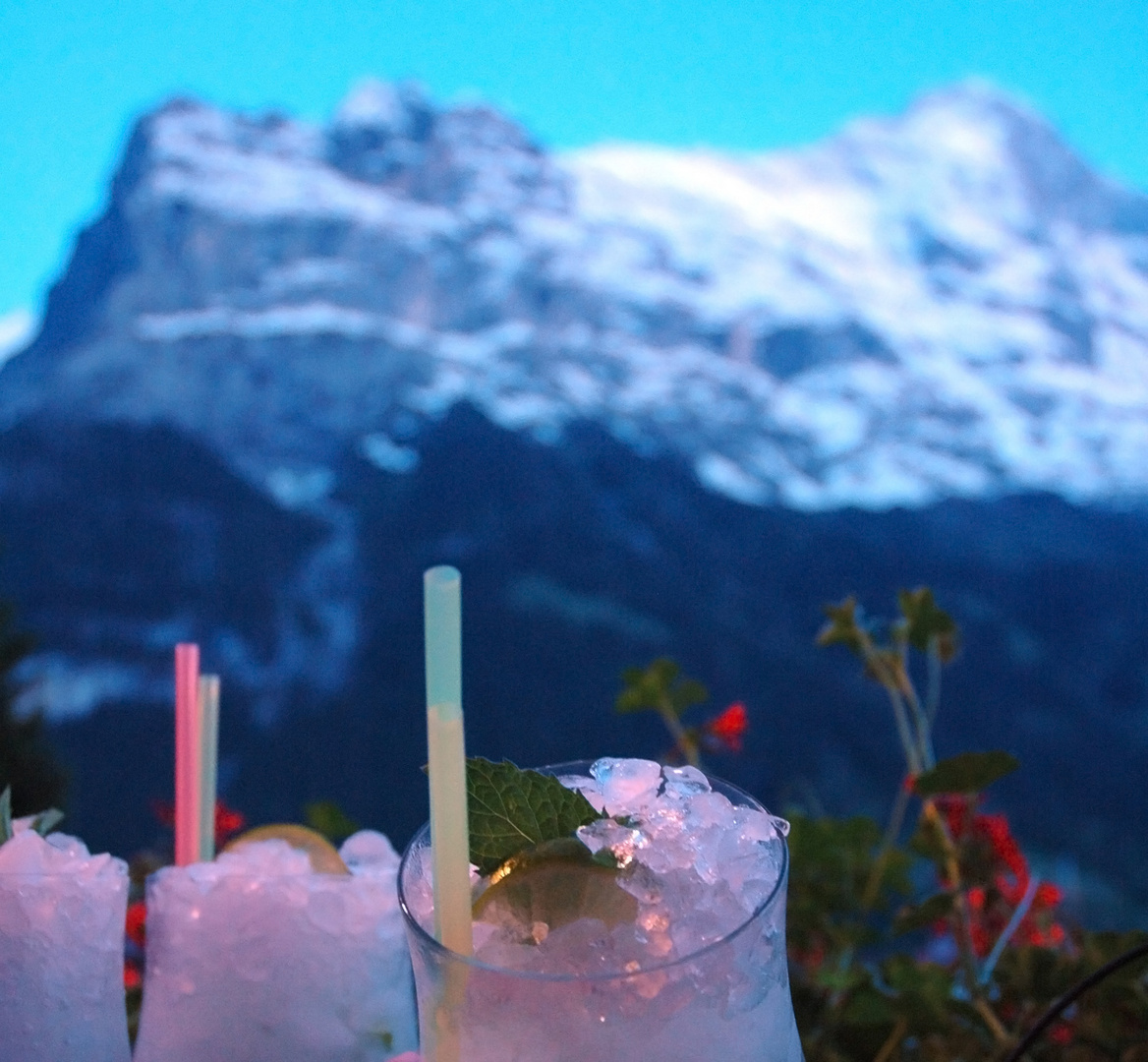 Mojito vor der Eigernordwand