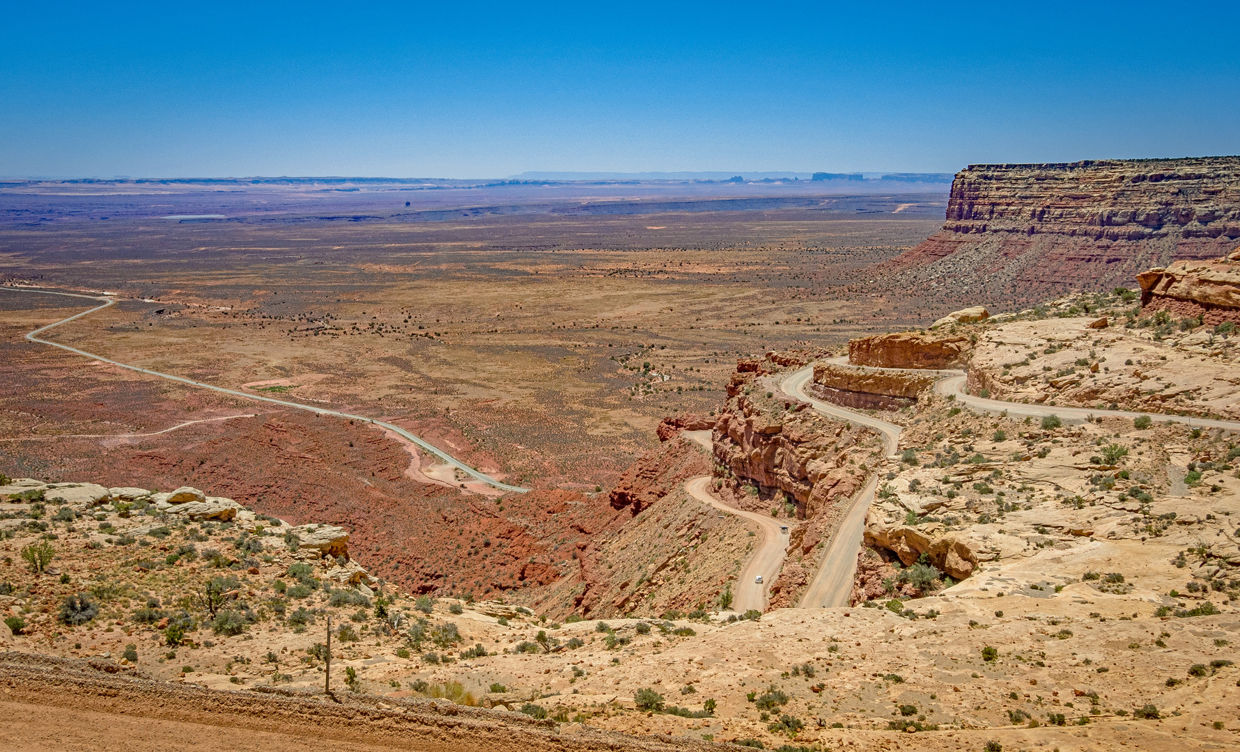 Moki Dugway, die Kehren