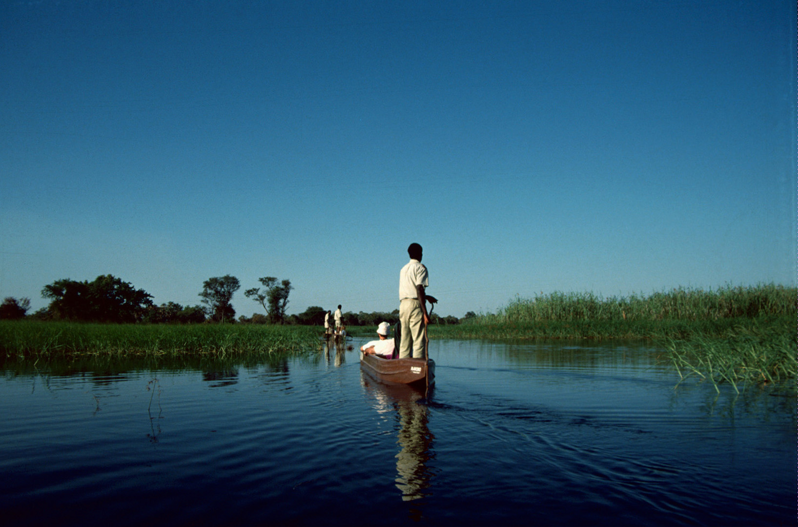 Mokorofahrt auf dem Okavango - 1992 - (2)