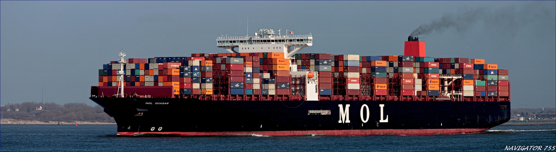 MOL QUASAR / Container Vessel / Rotterdam / Bitte scrollen!