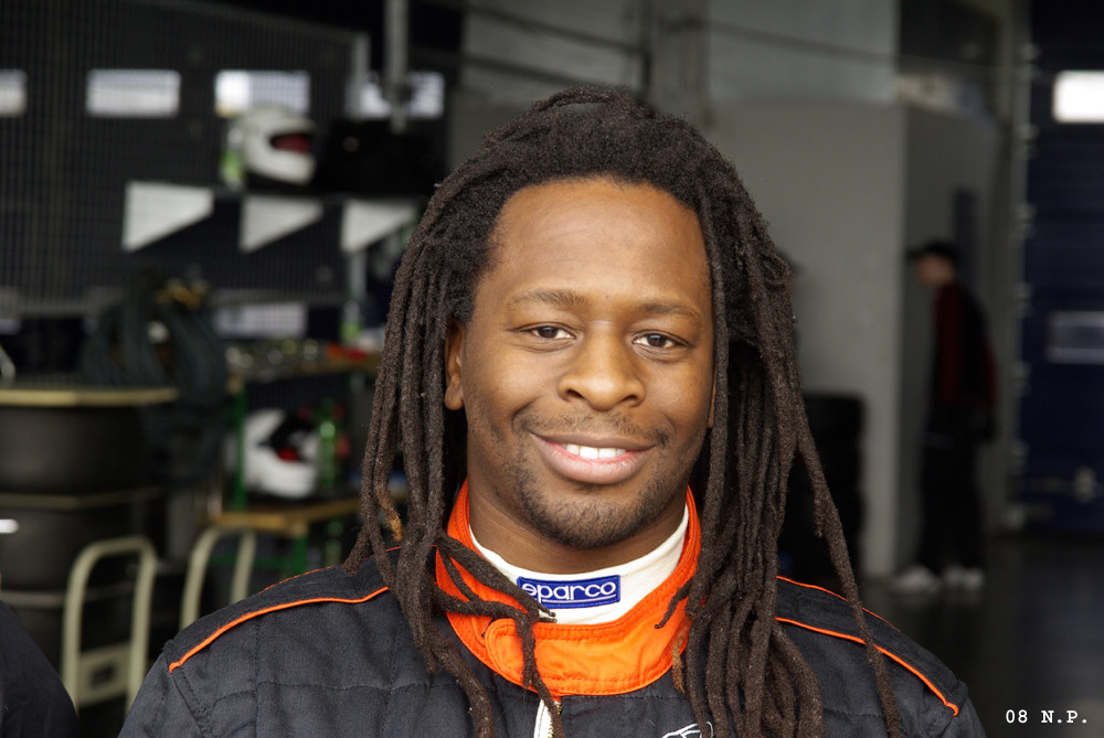 ....Mola Adebisi beim 3. VLN Lauf am Ring.....