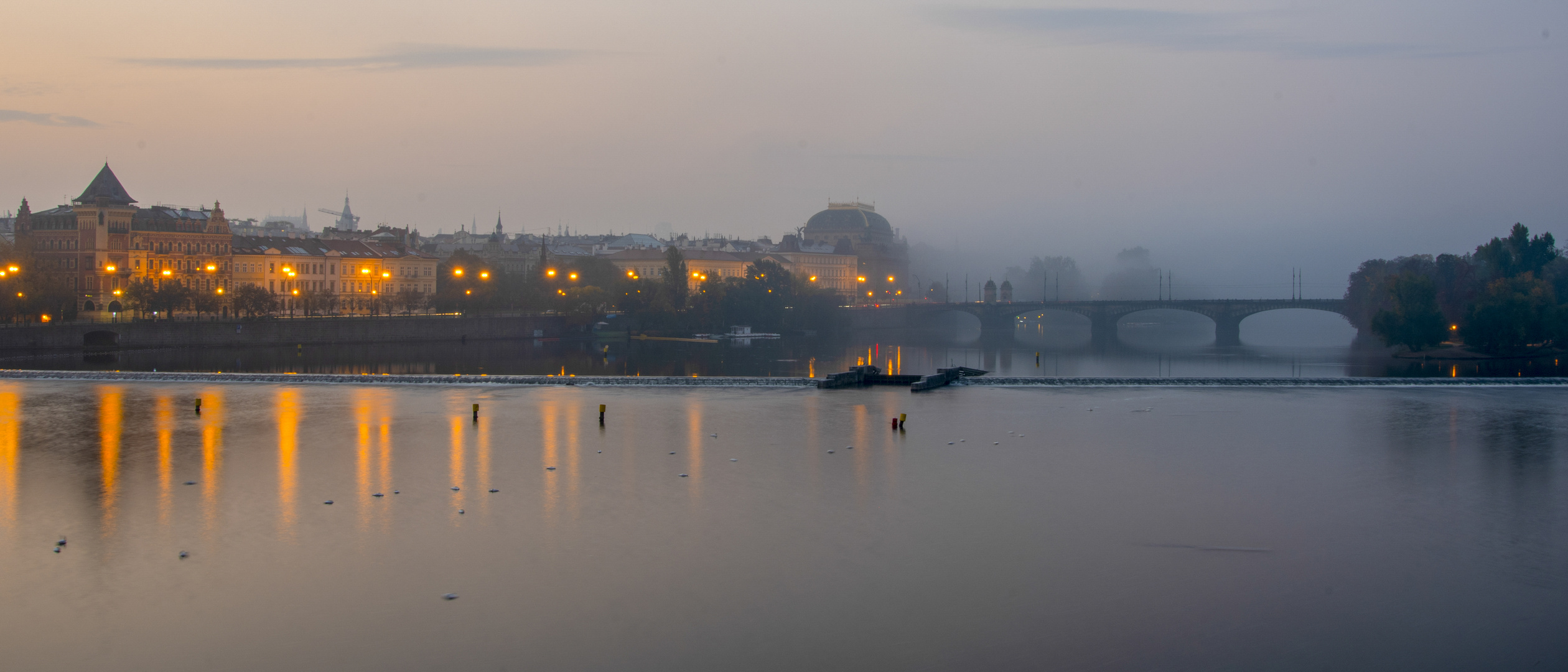 Moldau in der Morgendämmerung