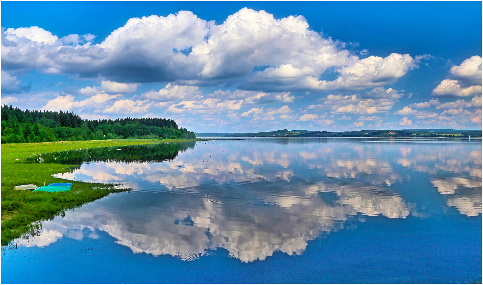 Moldau Stausee bei Lybno