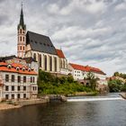 Moldaublick in Krumlov